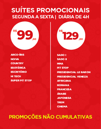 suítes promocionais